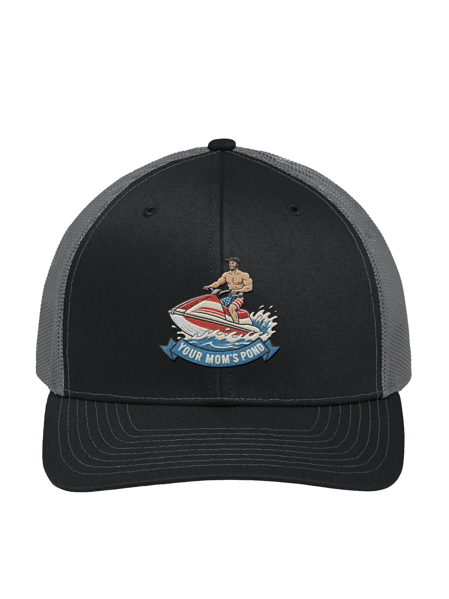 Your Mom's Pond Patriot Snapback Hat product image (1)