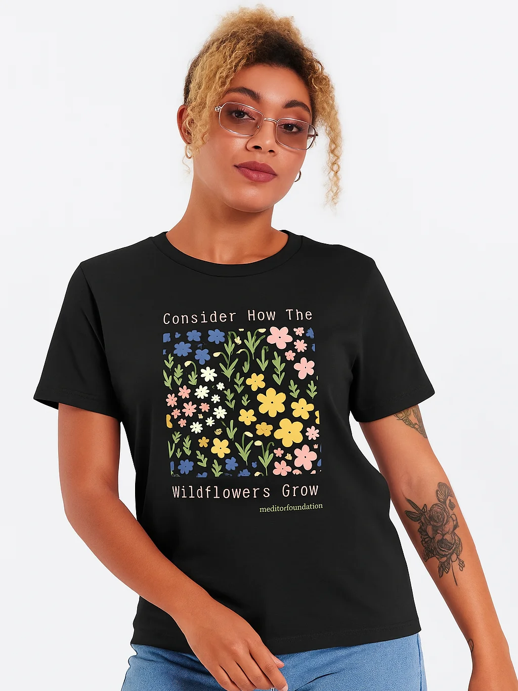 Wildflowers Grow Women's Relaxed-fit T-Shirt product image (1)