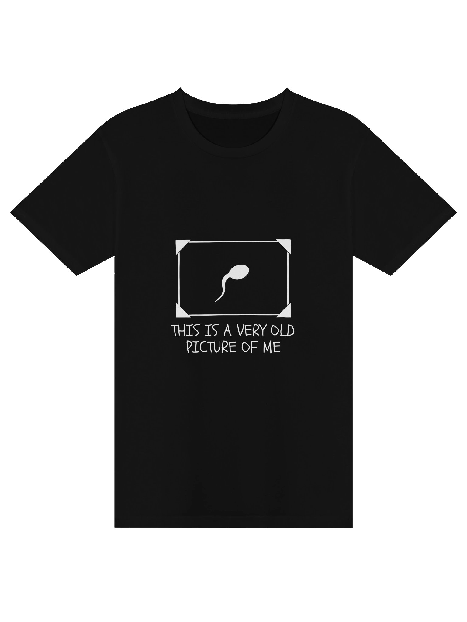 This Is a Very Old Picture of Me – Funny Sperm Biology T-Shirt product image (1)