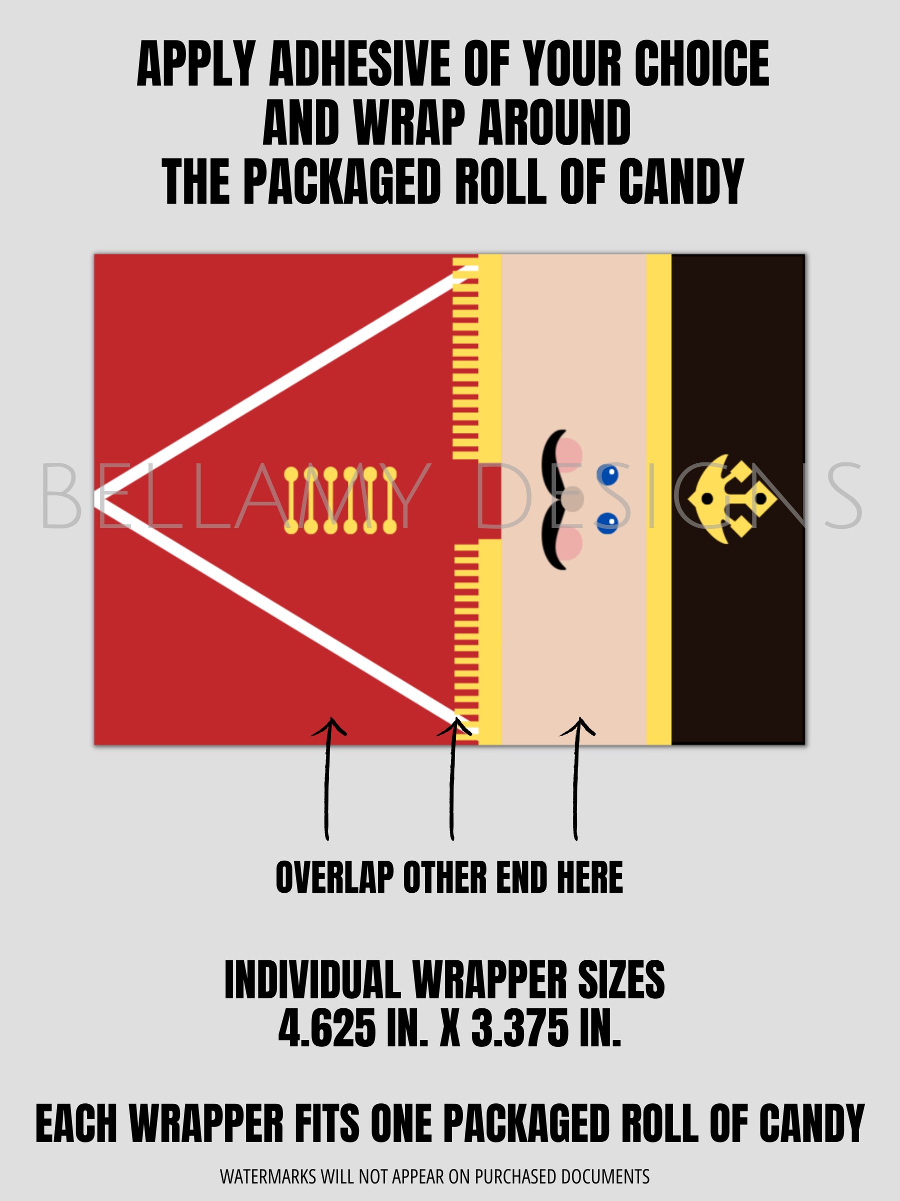 Christmas Candy Roll Wrappers product image (7)