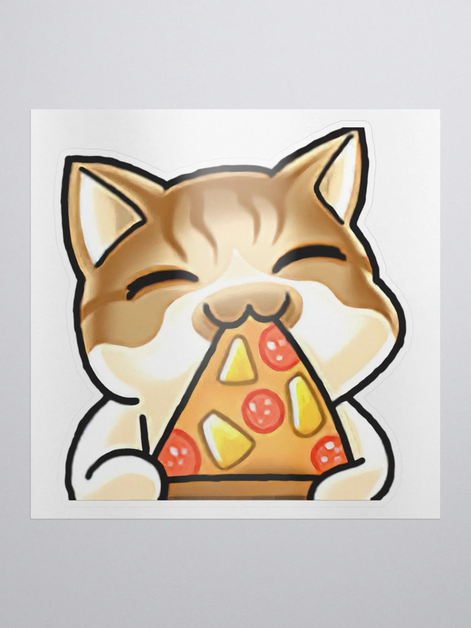 Pizza Nom Sticker product image (1)