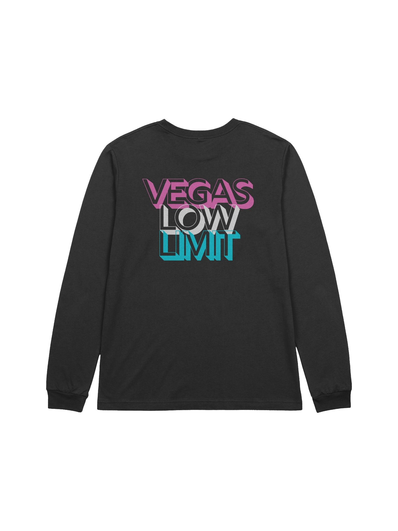 Vegas Low Limit Graphic Long Sleeve Tee product image (14)