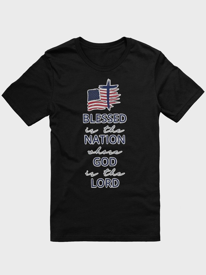 Blessed Nation Flag Tee product image (1)