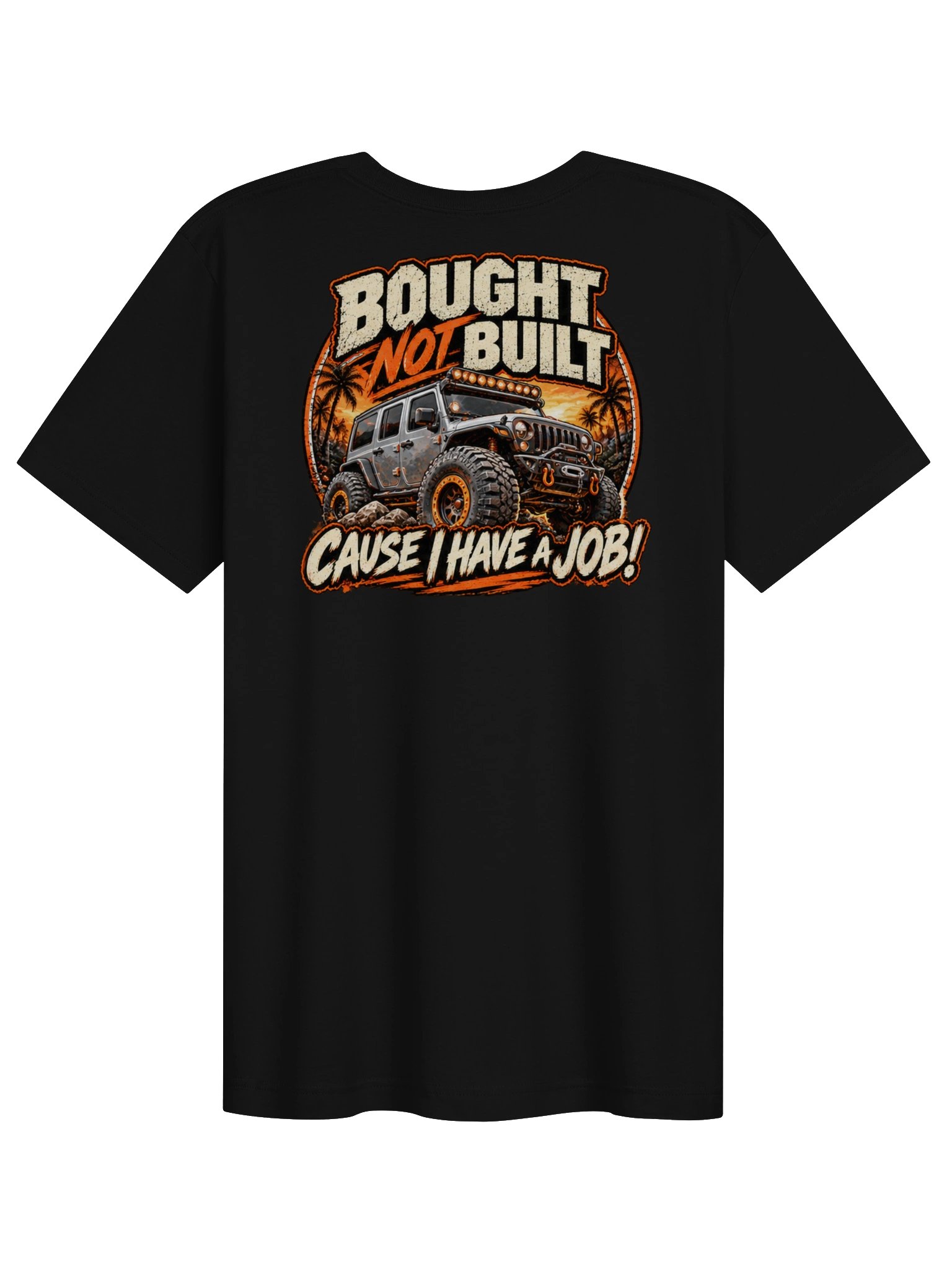 Bought Not Build Cause I have a Job Beach Scene T-shirt product image (1)