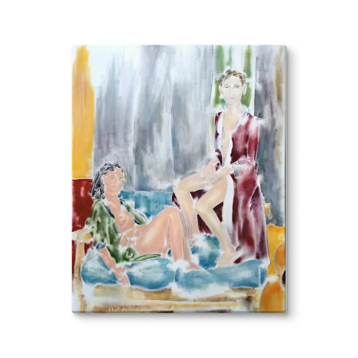 Sisters (1985) on canvas (30" x 24") product image (2)