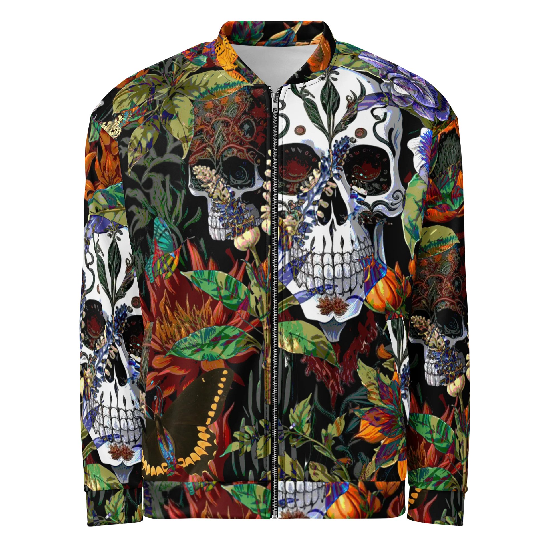 Fiesta de los Ancestros (Festival of the Ancestors) Bomber Jacket product image (1)
