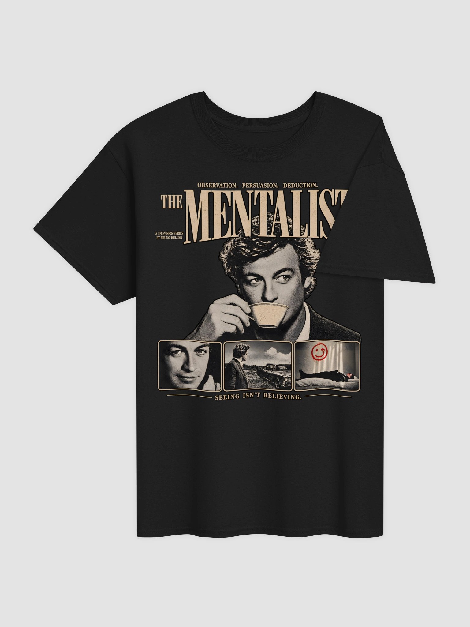 Patrick Jane The Mentalist Vintage Retro TV Show Shirt product image (3)