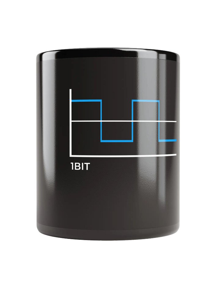1BIT Graph Mug (black) product image (1)