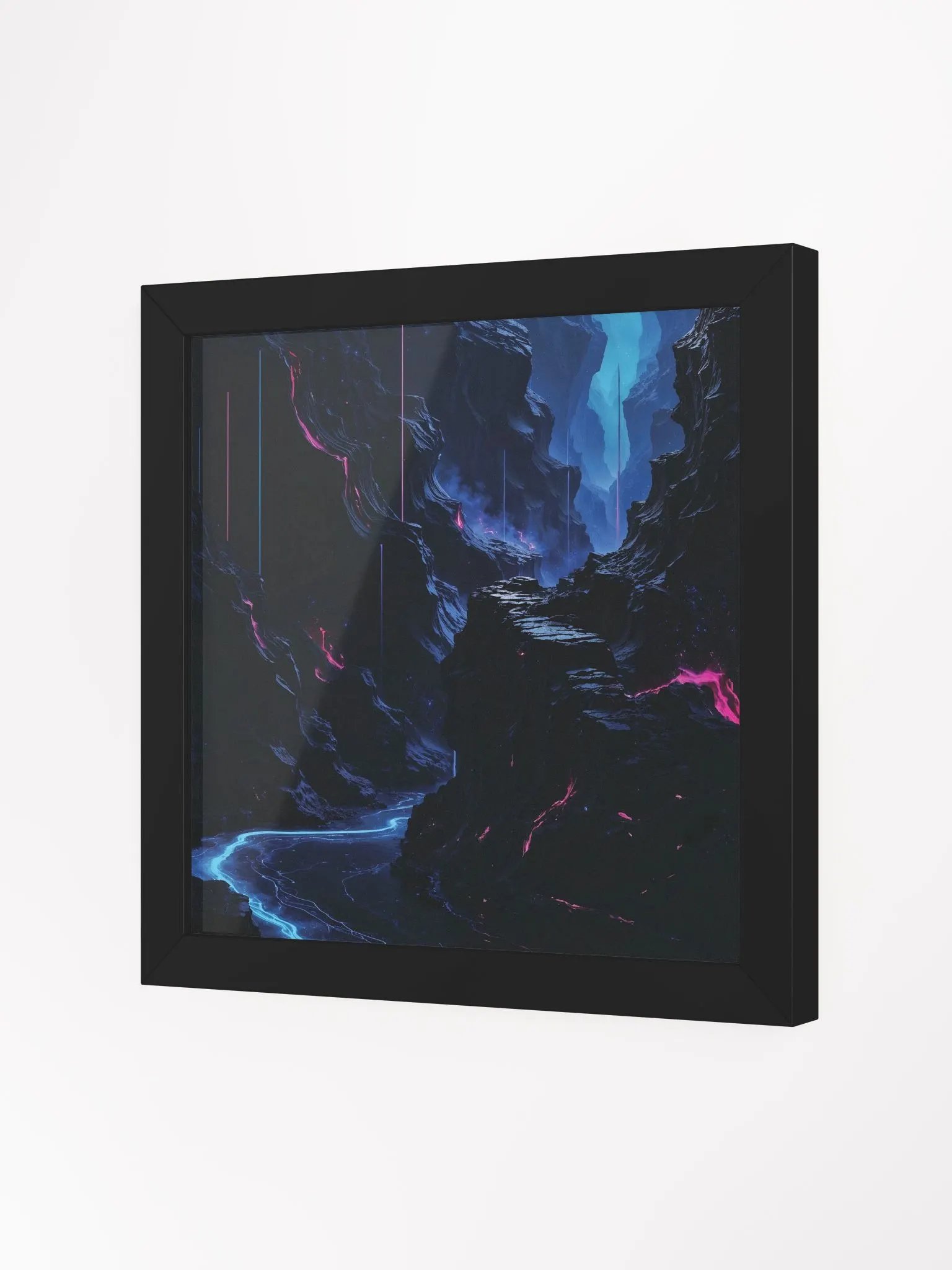 Neon Canyon Framed Print product image (16)