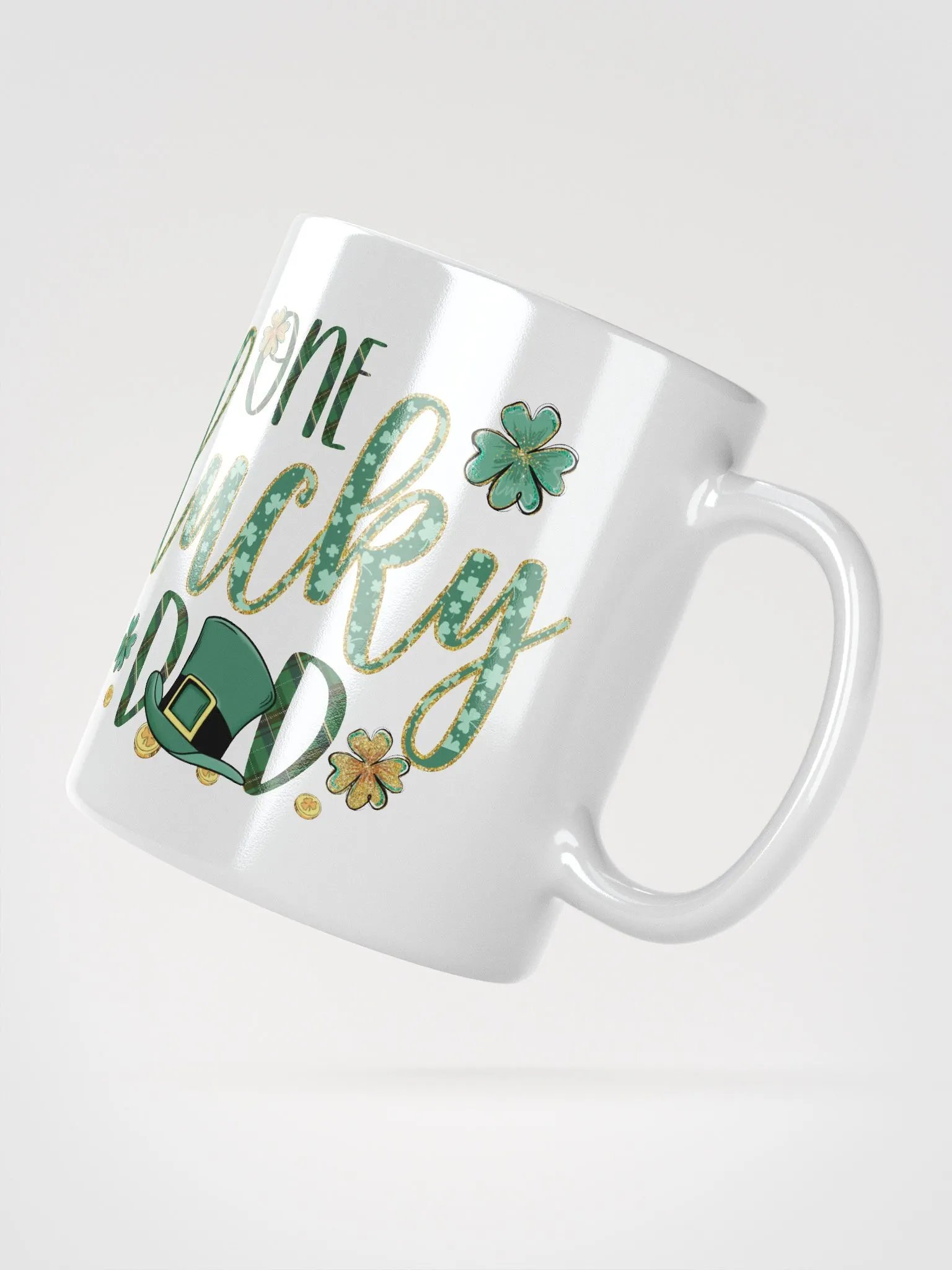 One Lucky Dad Mug product image (6)