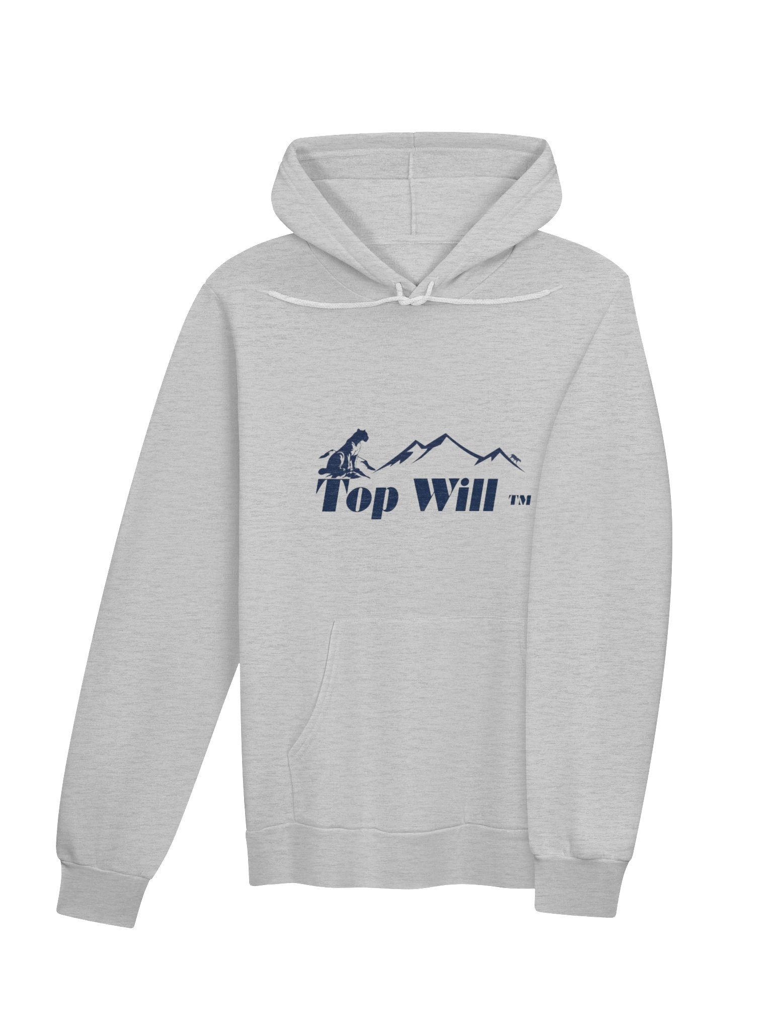 Top Will ™ Grey & Navy Blue Supersoft Hoodie product image (4)