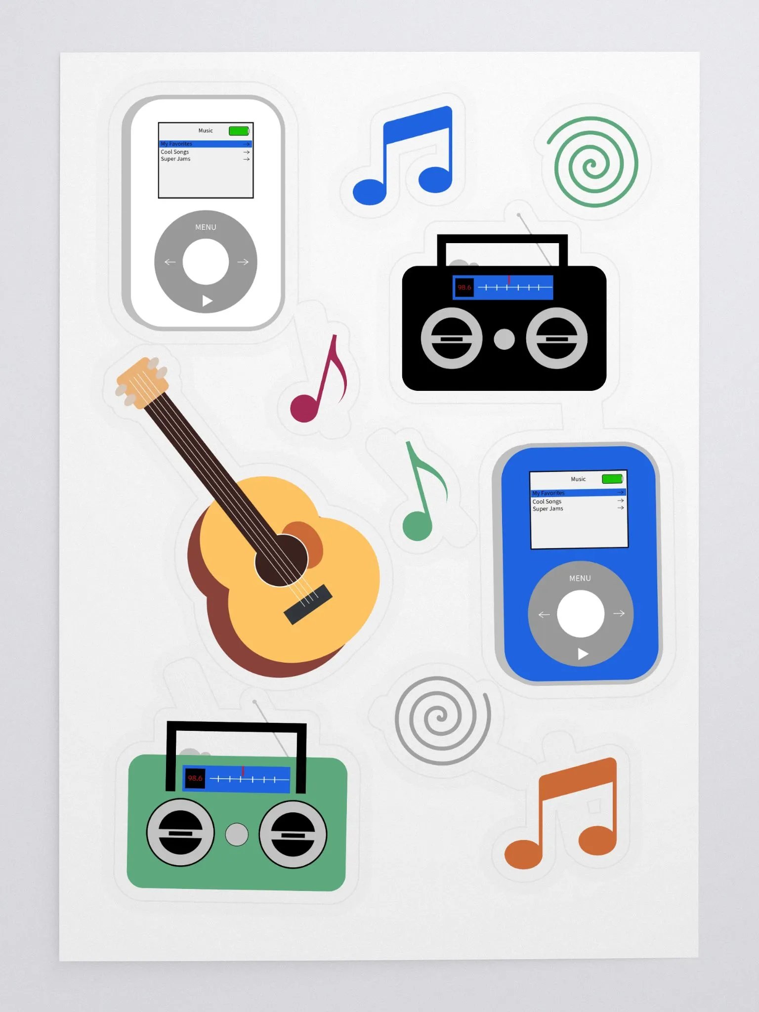 Musical Melange Sticker Sheet product image (3)