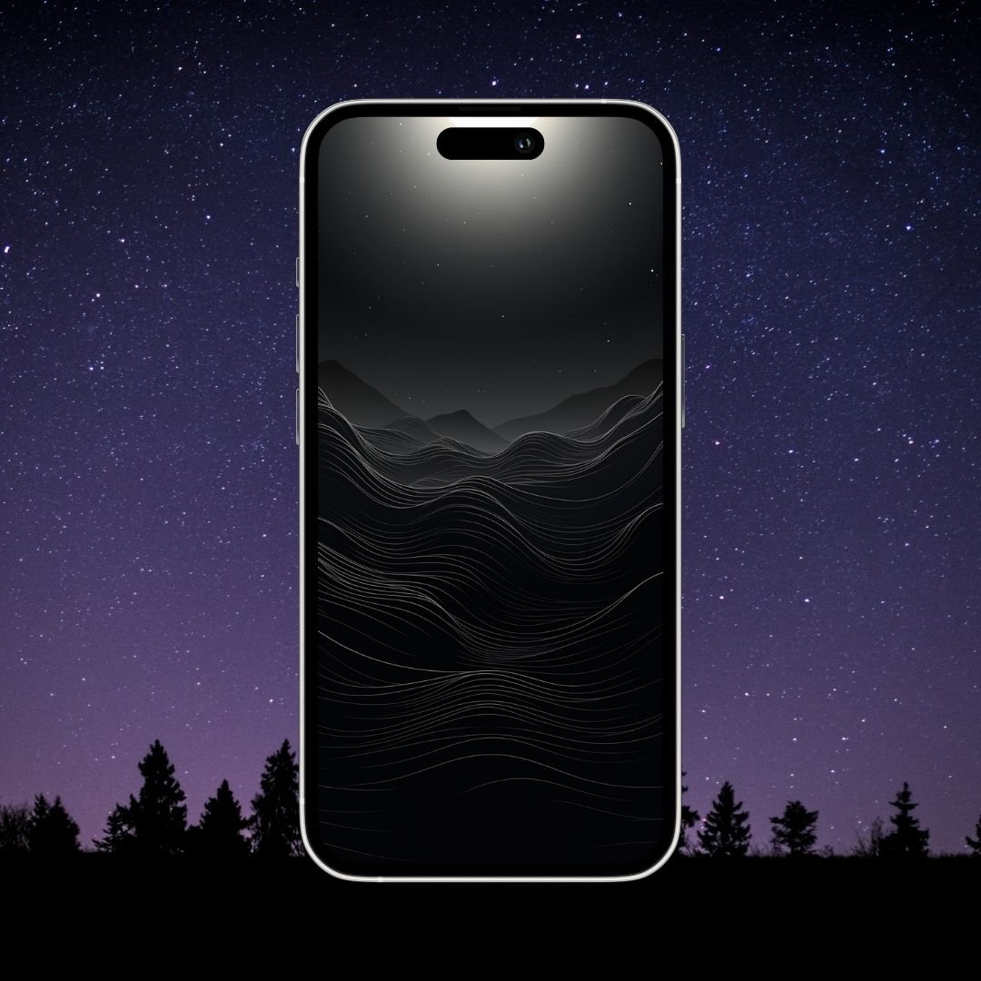 Midnight Vibes: ⚫️ Stunning Black Wallpapers for Your Phone product image (2)
