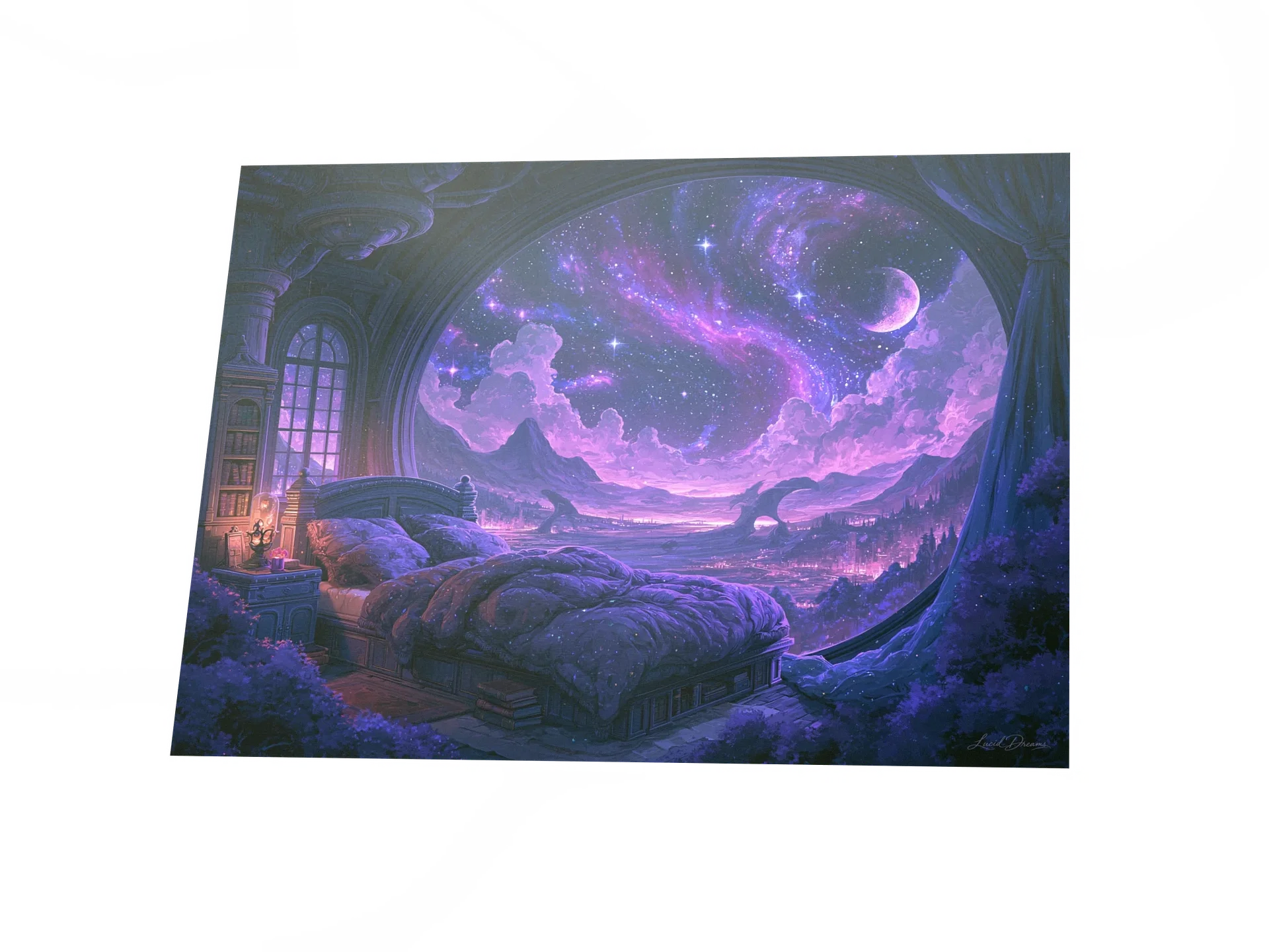 Cosmic Bedroom Art Print — Bedroom Beyond the Stars product image (3)