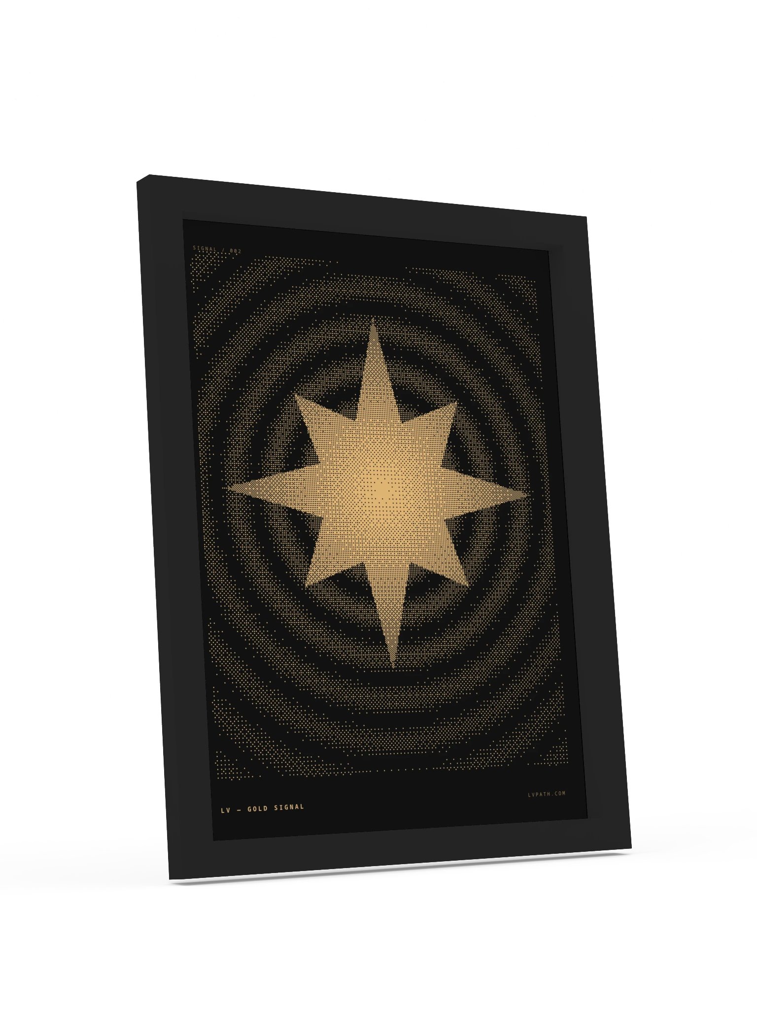 Gold Signal Framed Print product image (18)