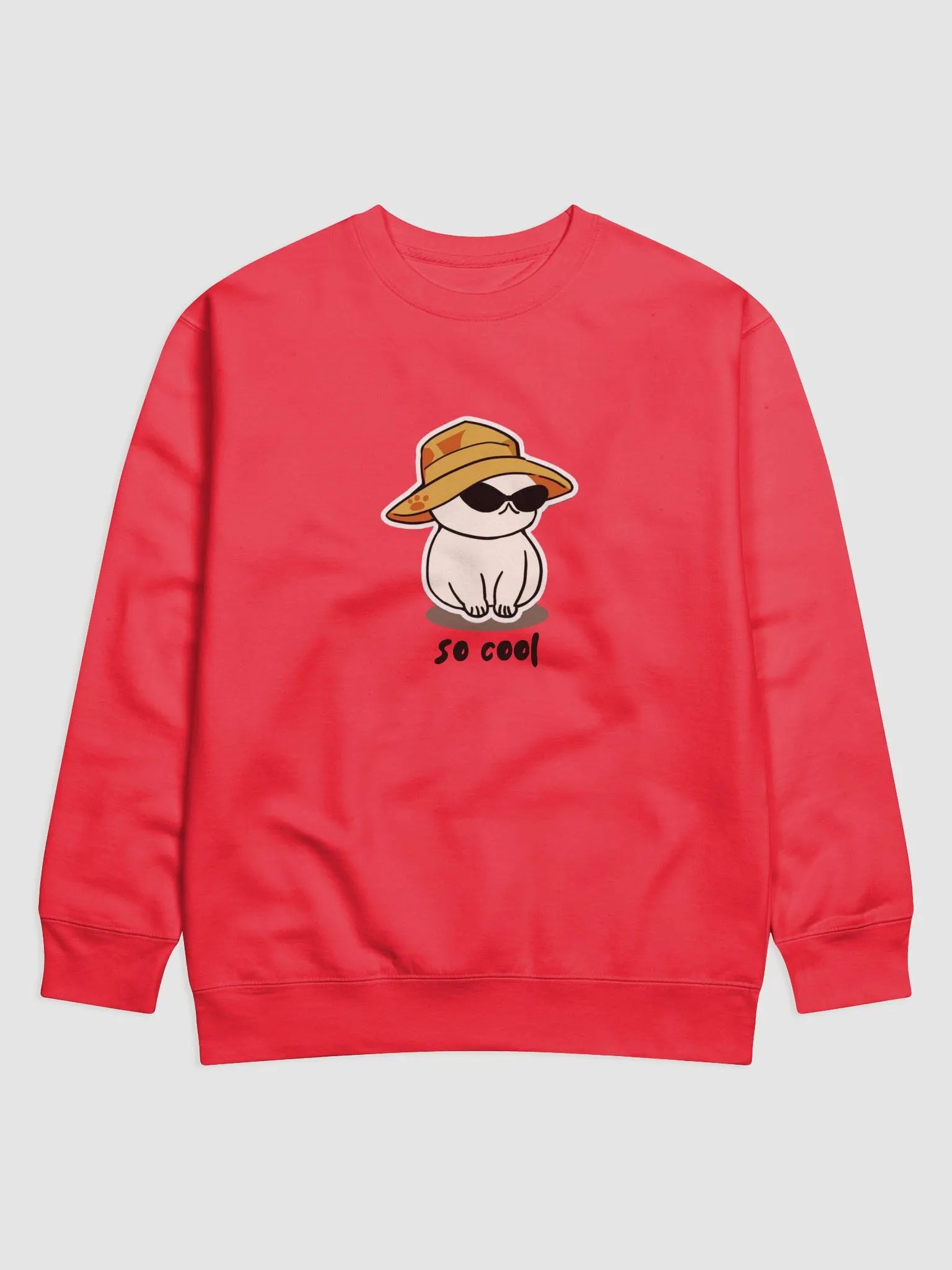 Cool Cat Sun Hat Sweatshirt product image (1)