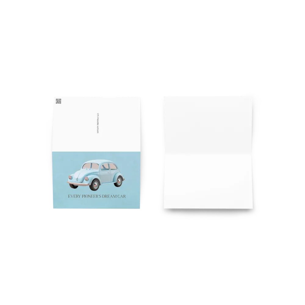 Every Pioneer's Dream Car Greeting Card product image (7)