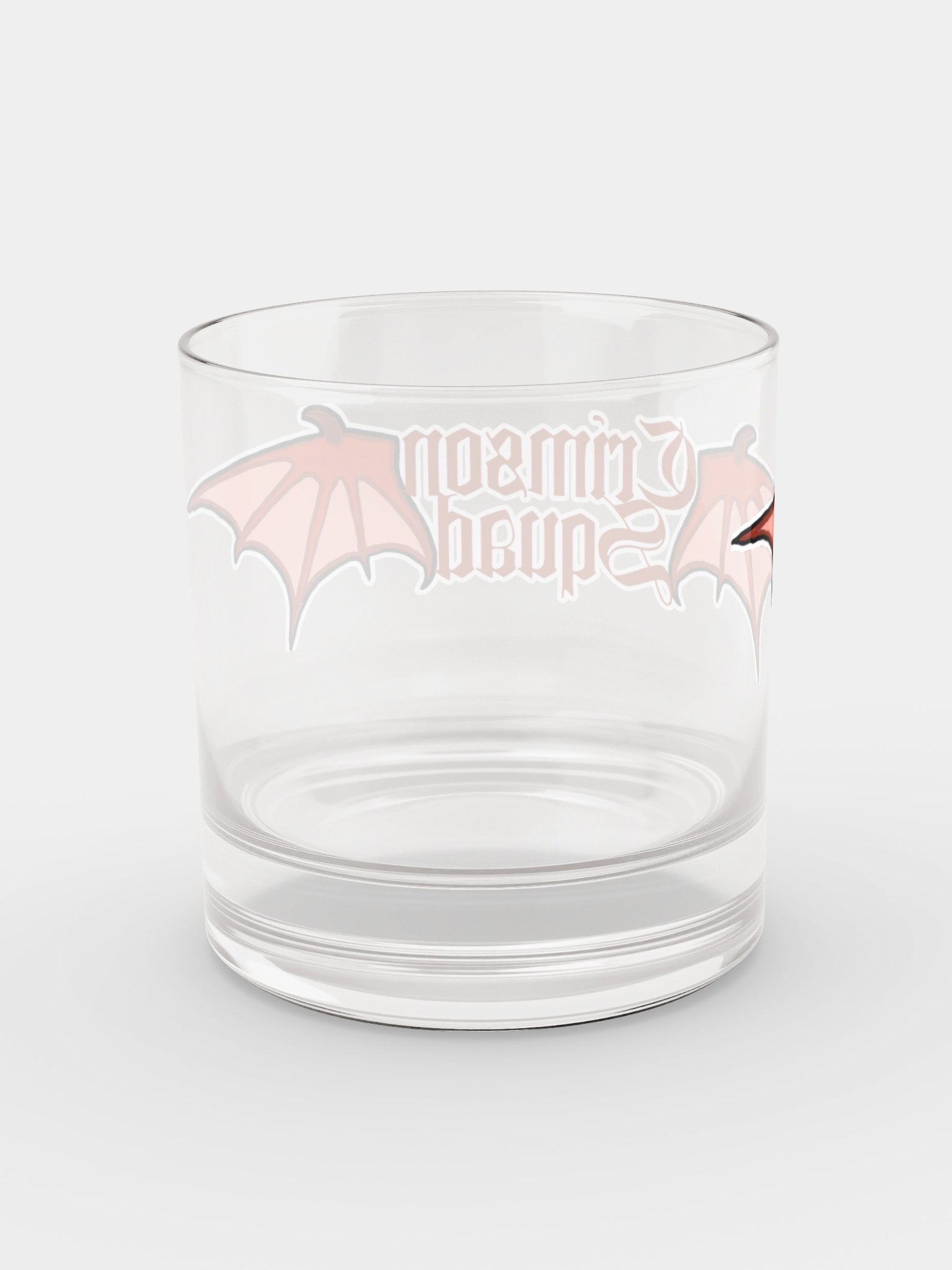 Crimson Squad Rocks Glass product image (6)