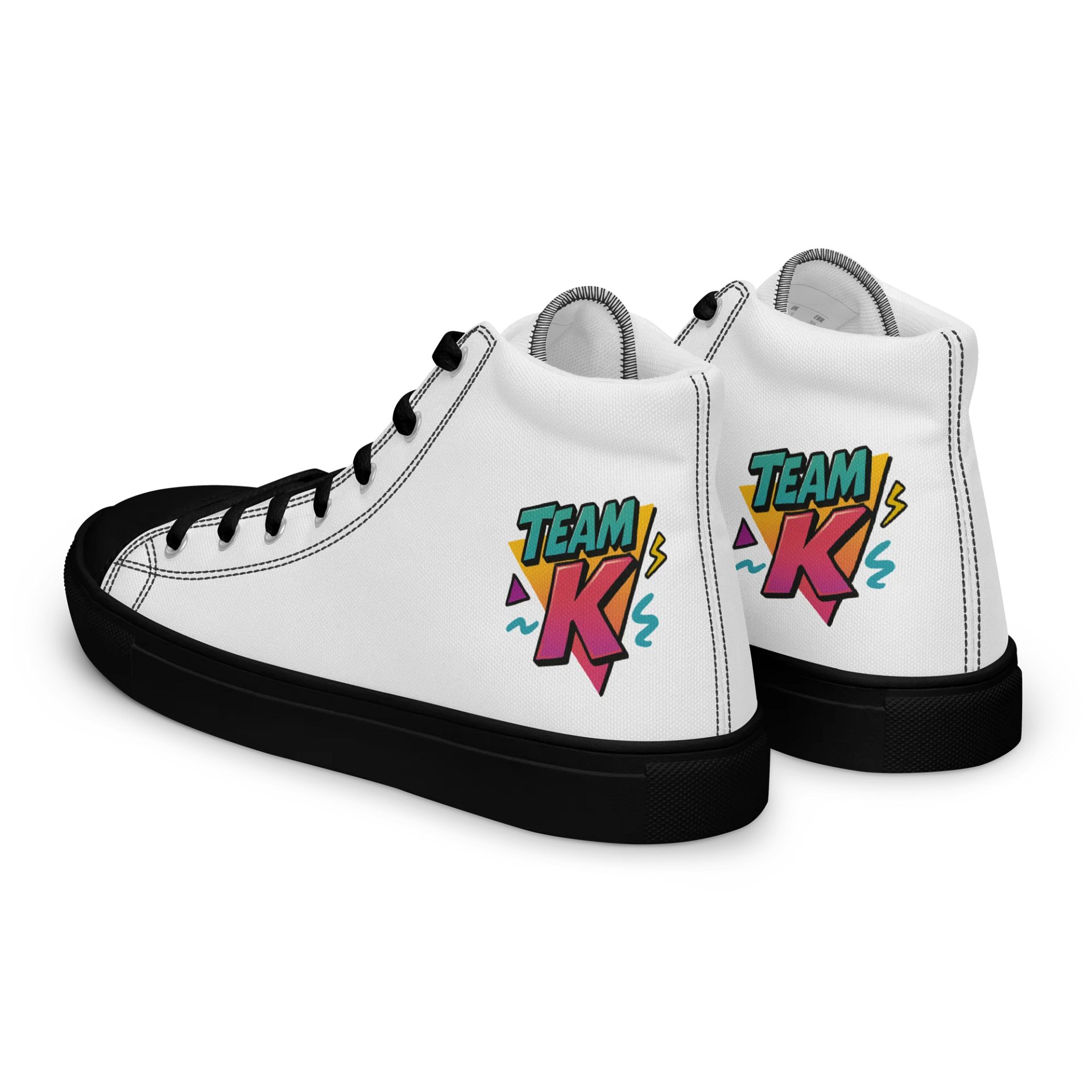 Team K 1990's Women's High Top Canvas Shoes product image (8)