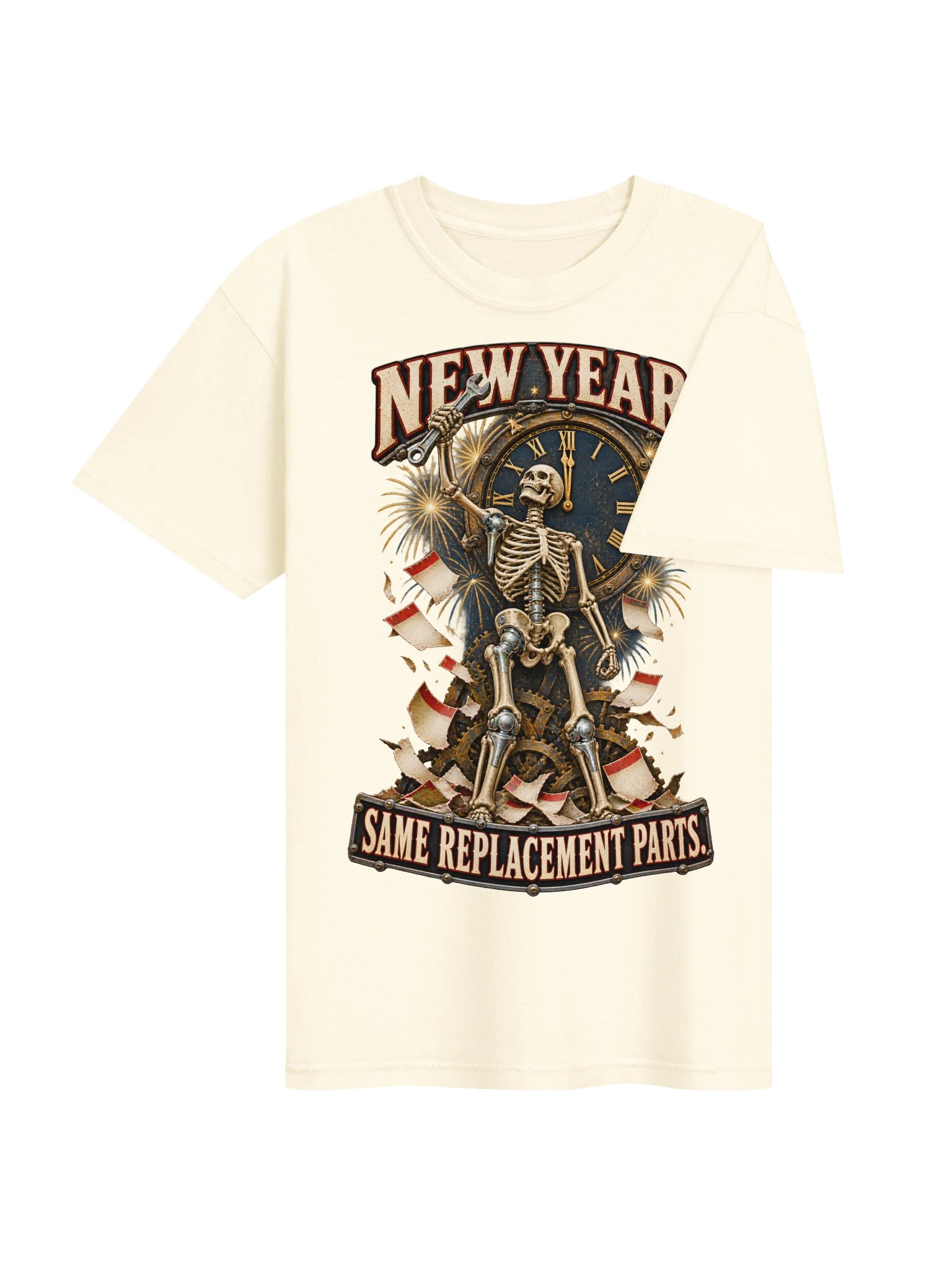 Funny Joint Replacement Shirt — New Year, Same Replacement Parts | Broken Resolutions™ product image (5)