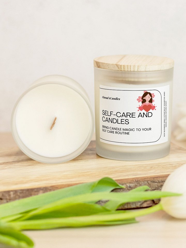 Wellness Self Care frosted candle product image (1)