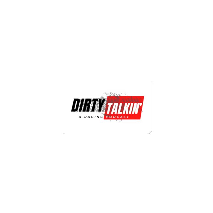 Dirty Talkin' Racing Podcast Die-Cut Magnets product image (1)