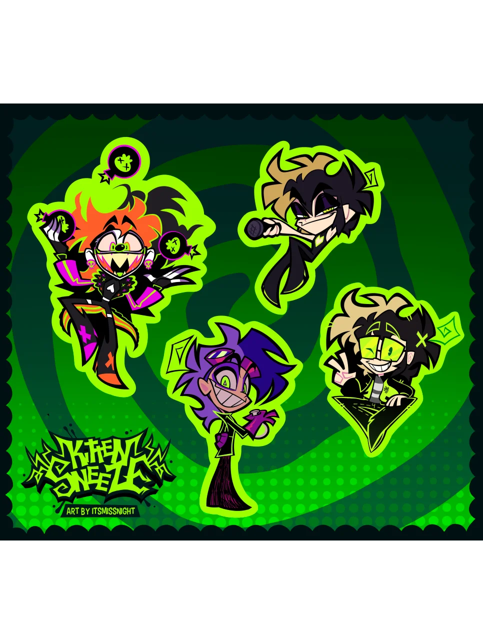 KittenSneeze Sticker Sheet product image (2)