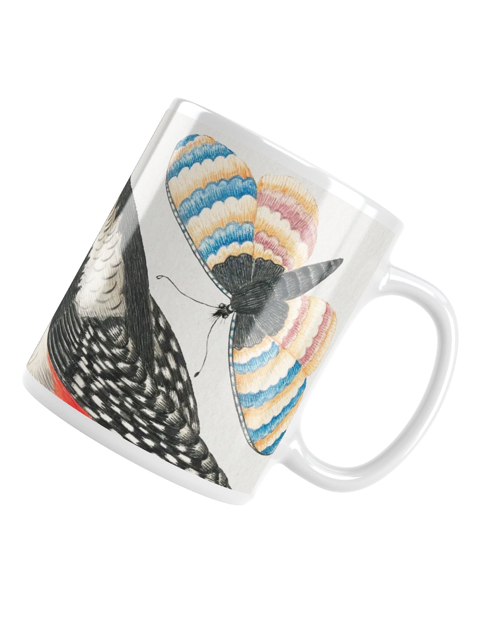 Vintage Botanical Bird Mug product image (5)