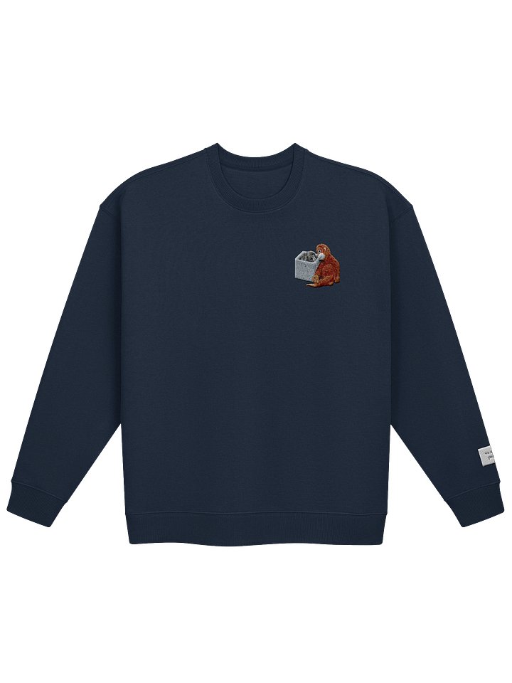 concrete block - embroidery crewneck product image (2)