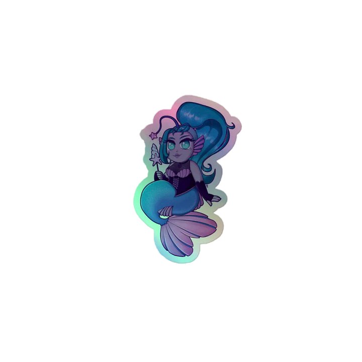 Caelia Mer Chibi Holographic Sticker product image (1)