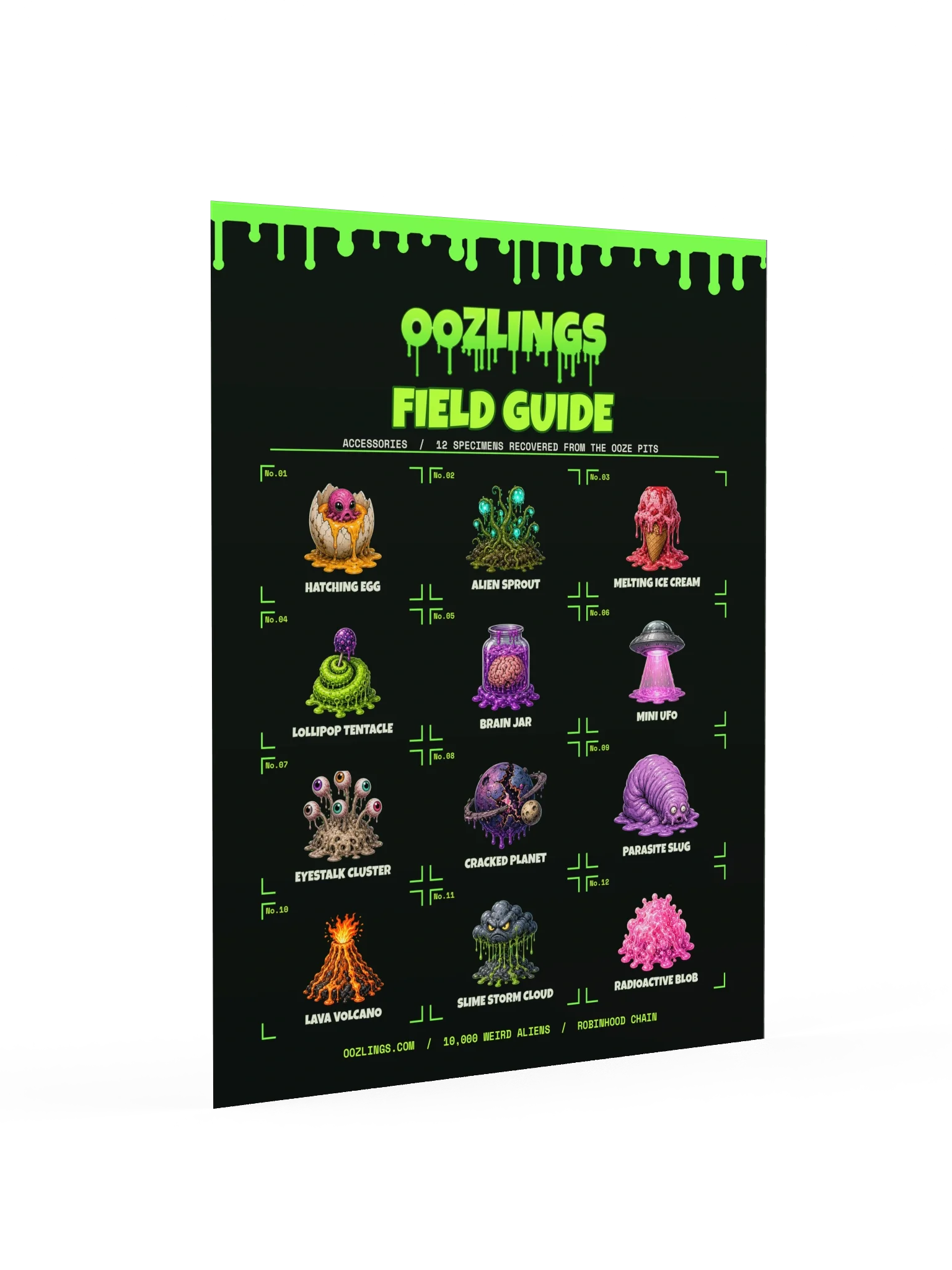 Oozlings Accessory Field Guide Poster, second view