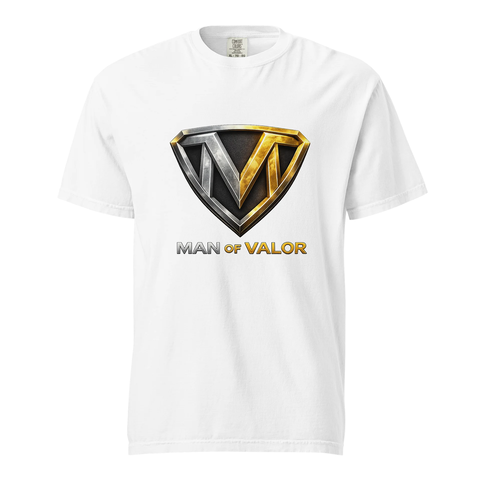Man of Valor™ Premium Graphic T-Shirt | Faith • Strength • Courage product image (1)