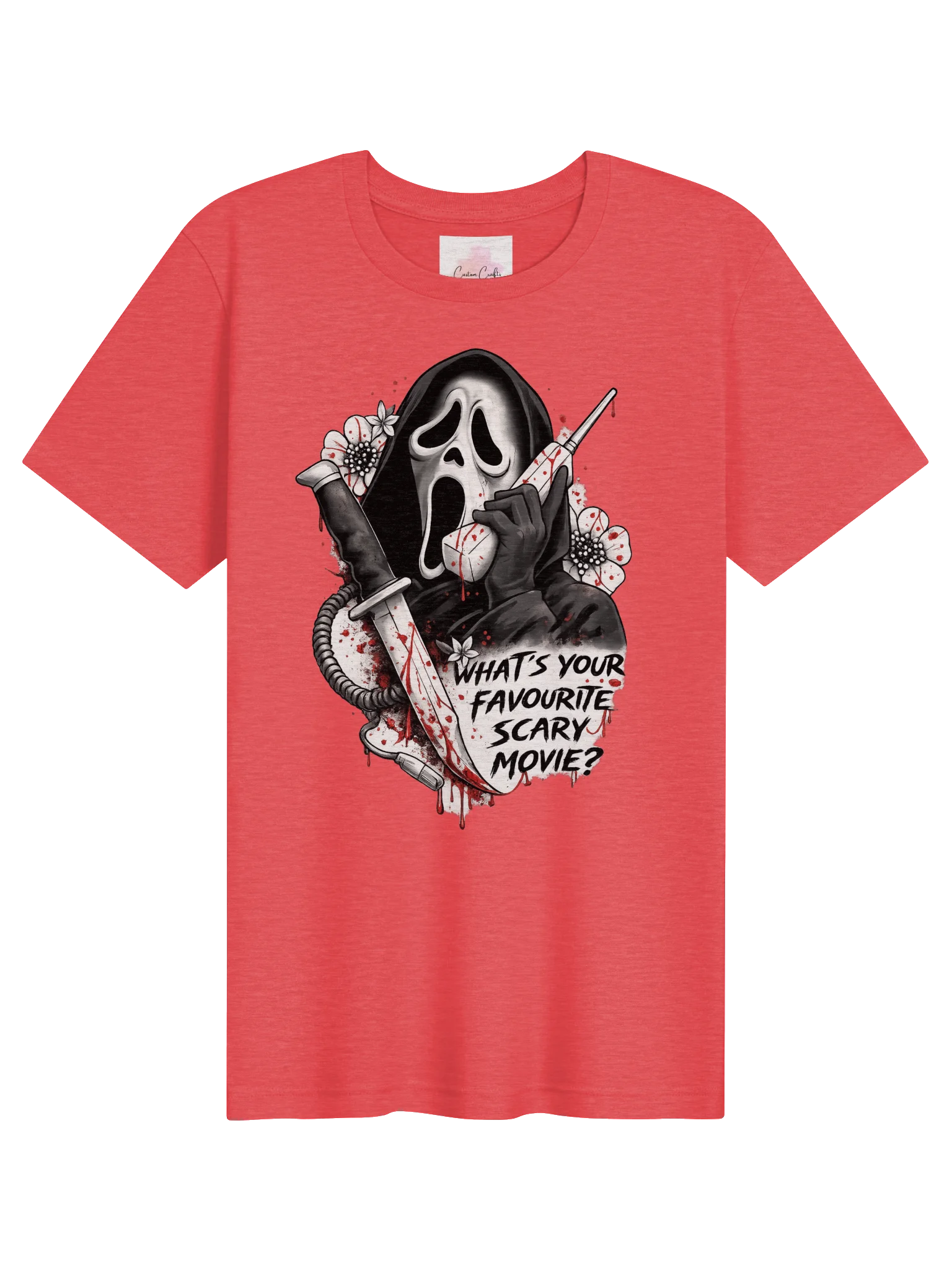 WHAT'S YOUR FAVORITE SCARY MOVIE TEE product image (4)