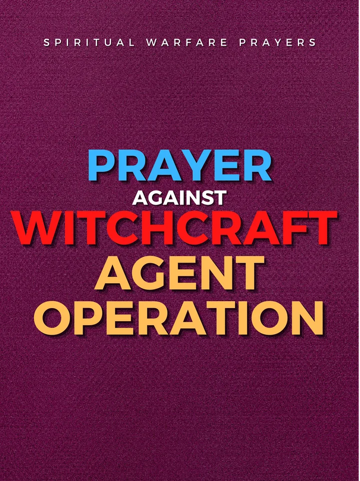Prayer To Defeat Witchcraft Agents product image (1)