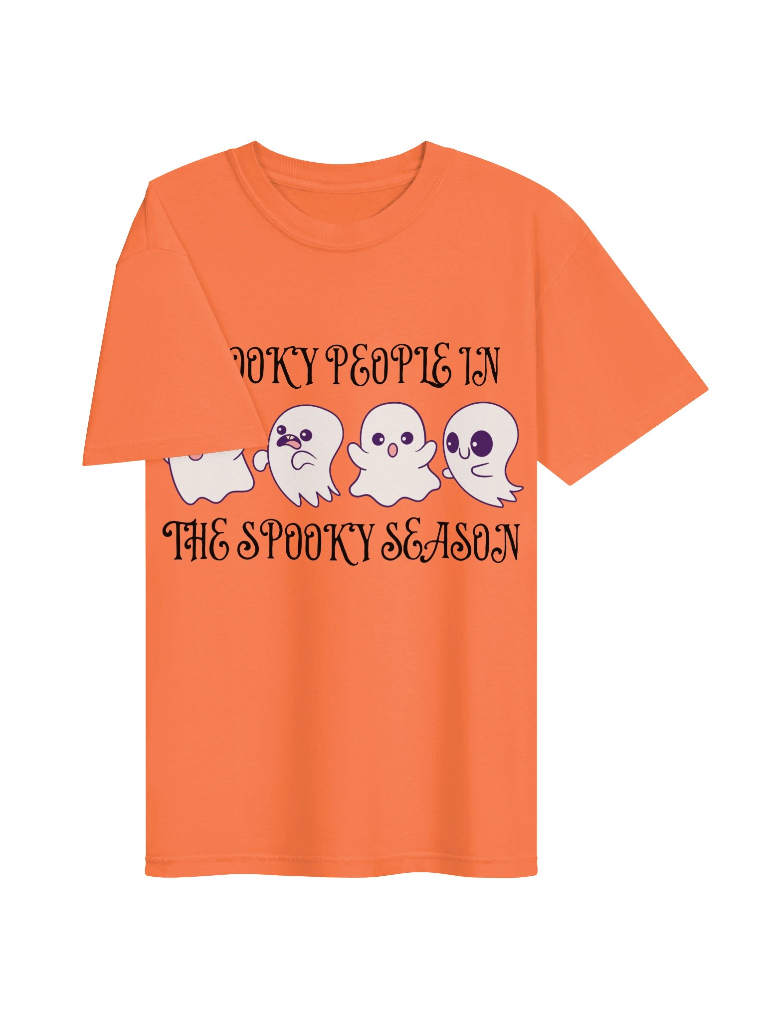 Spooky People Halloween Unisex T-Shirt – Cute Ghosts & Spooky Season Graphic product image (25)