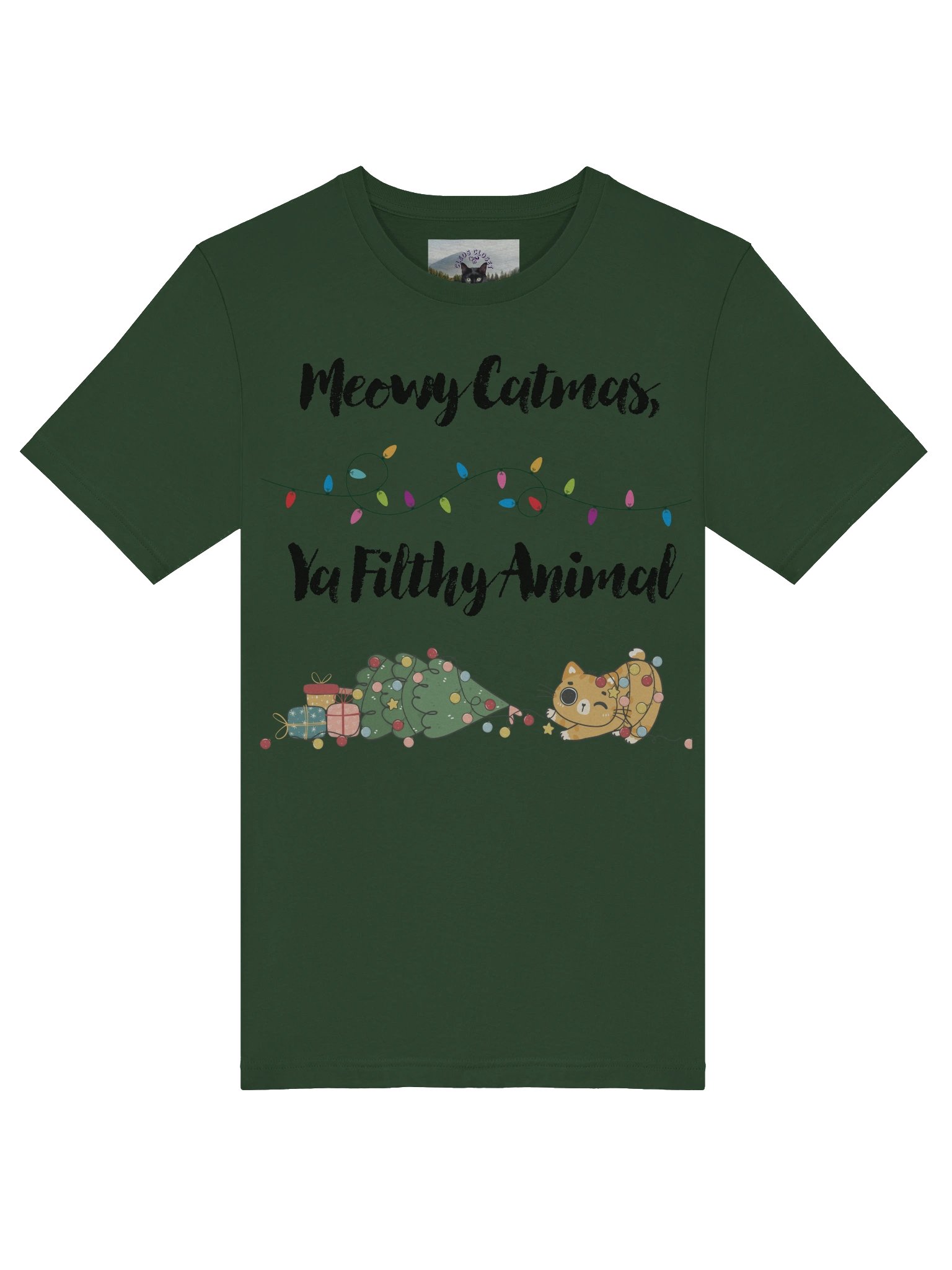 MEOWY CATMAS CHRISTMAS TEE product image (37)