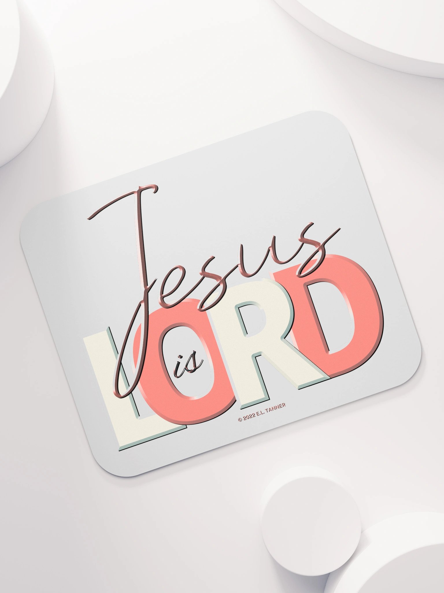 Jesus is Lord, Peach Mouse Pad product image (7)