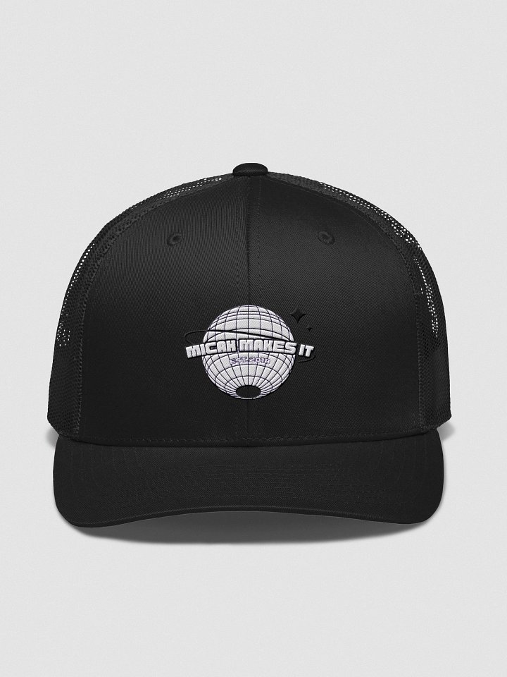 Micah Makes It Globe Logo Retro Trucker Hat product image (2)