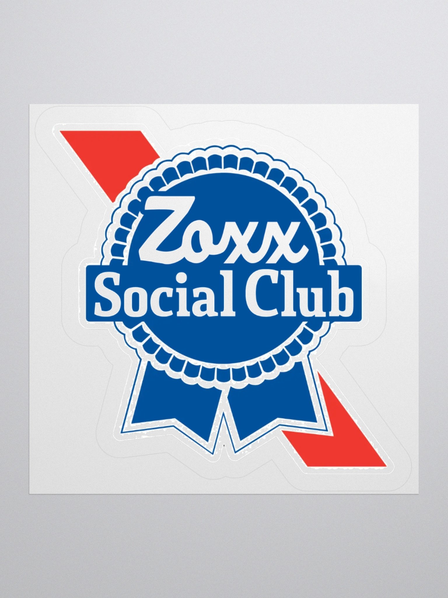 Zoxx Social Club Ribbon Stickers product image (1)