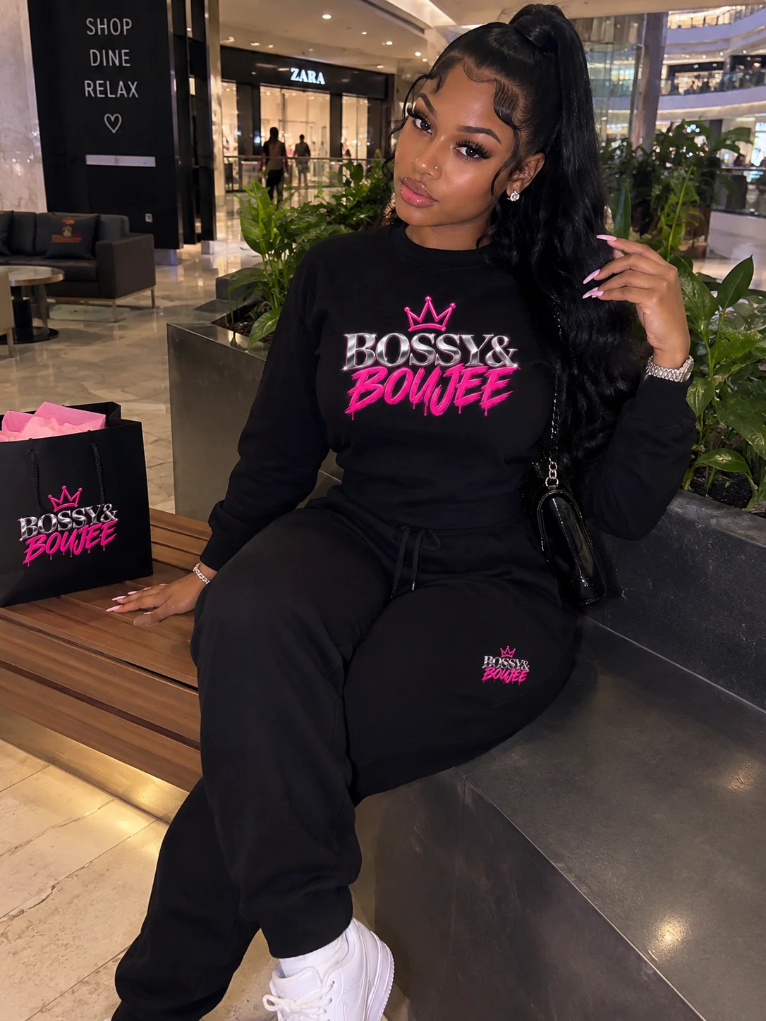 Bossy & Boujee Crown Hoodie product image (10)