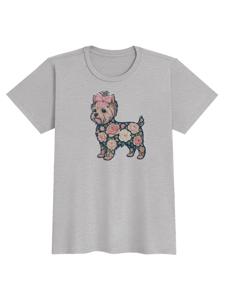 Floral Yorkie Women's Tee product image (6)