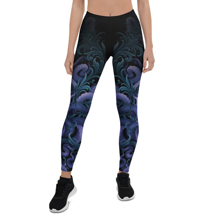 octopus and acanthus leaves Leggings product image (1)