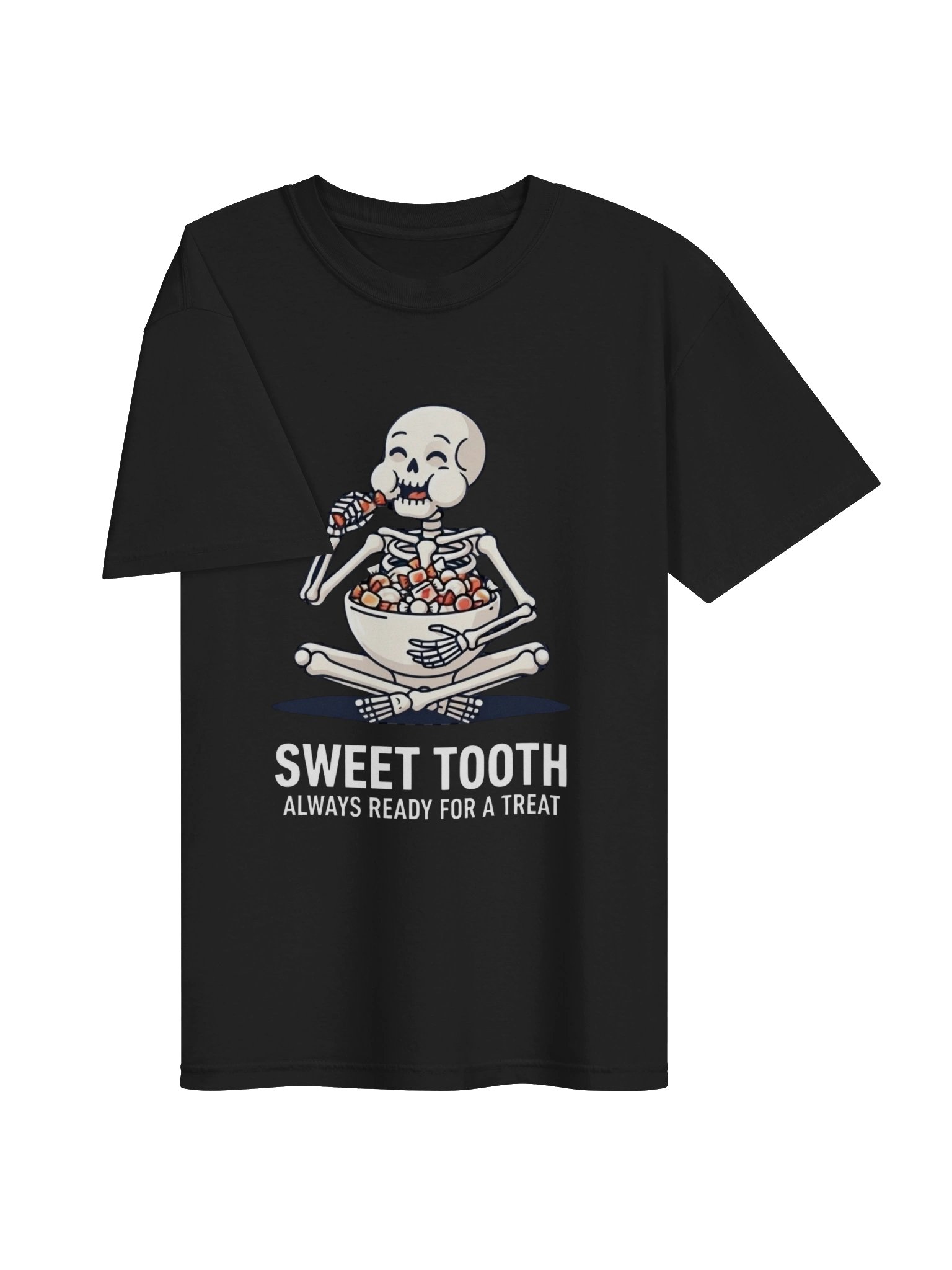 Sweet Tooth – Always Ready for a Treat Skeleton T-Shirt product image (39)