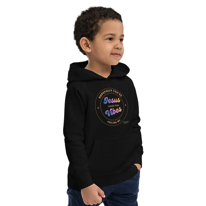 Jesus Vibes Eco Hoodie - Black product image (2)