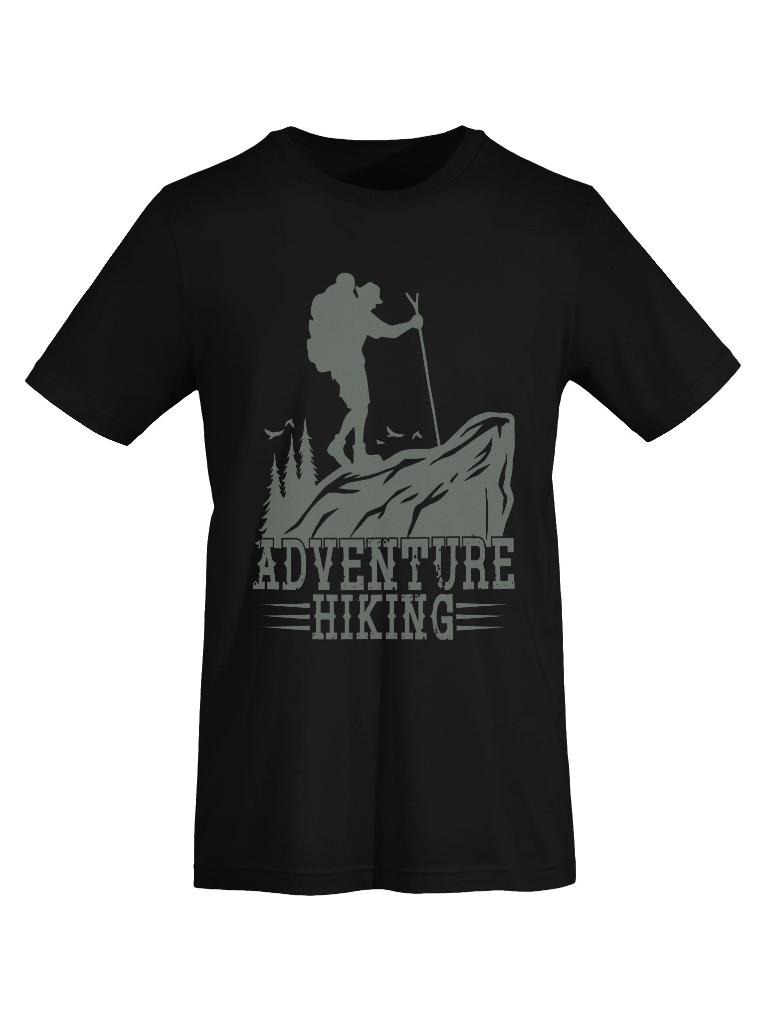 Adventure Hiking T-Shirt | Hiker Silhouette Tee product image (3)