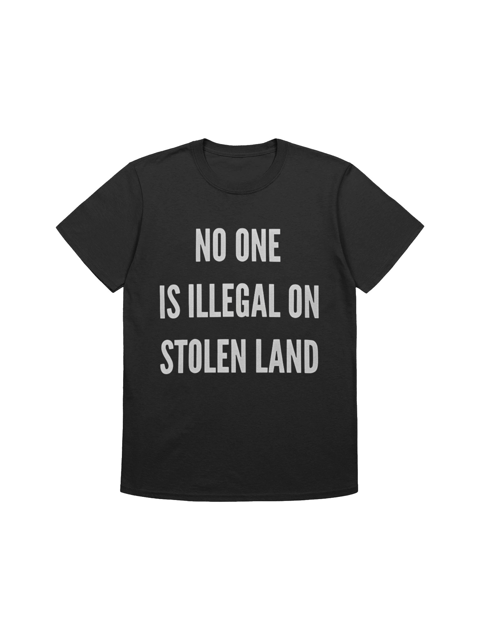 Stolen Land, No Human Illegal Shirt – Radical Truth Anti-ICE product image (1)