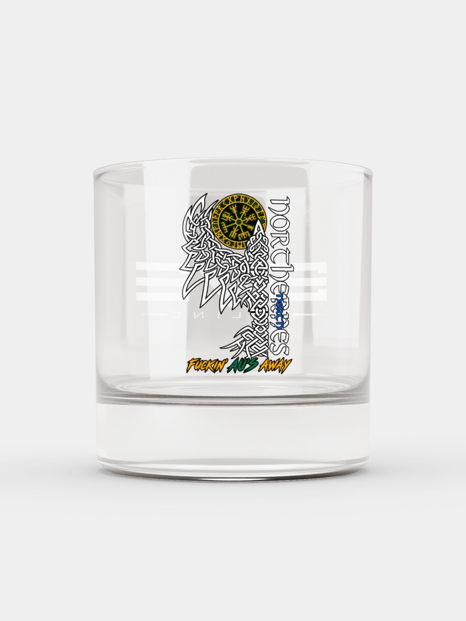 N8RTH Down Under – Fuckin’ AU’s Away Rocks Glass product image (1)