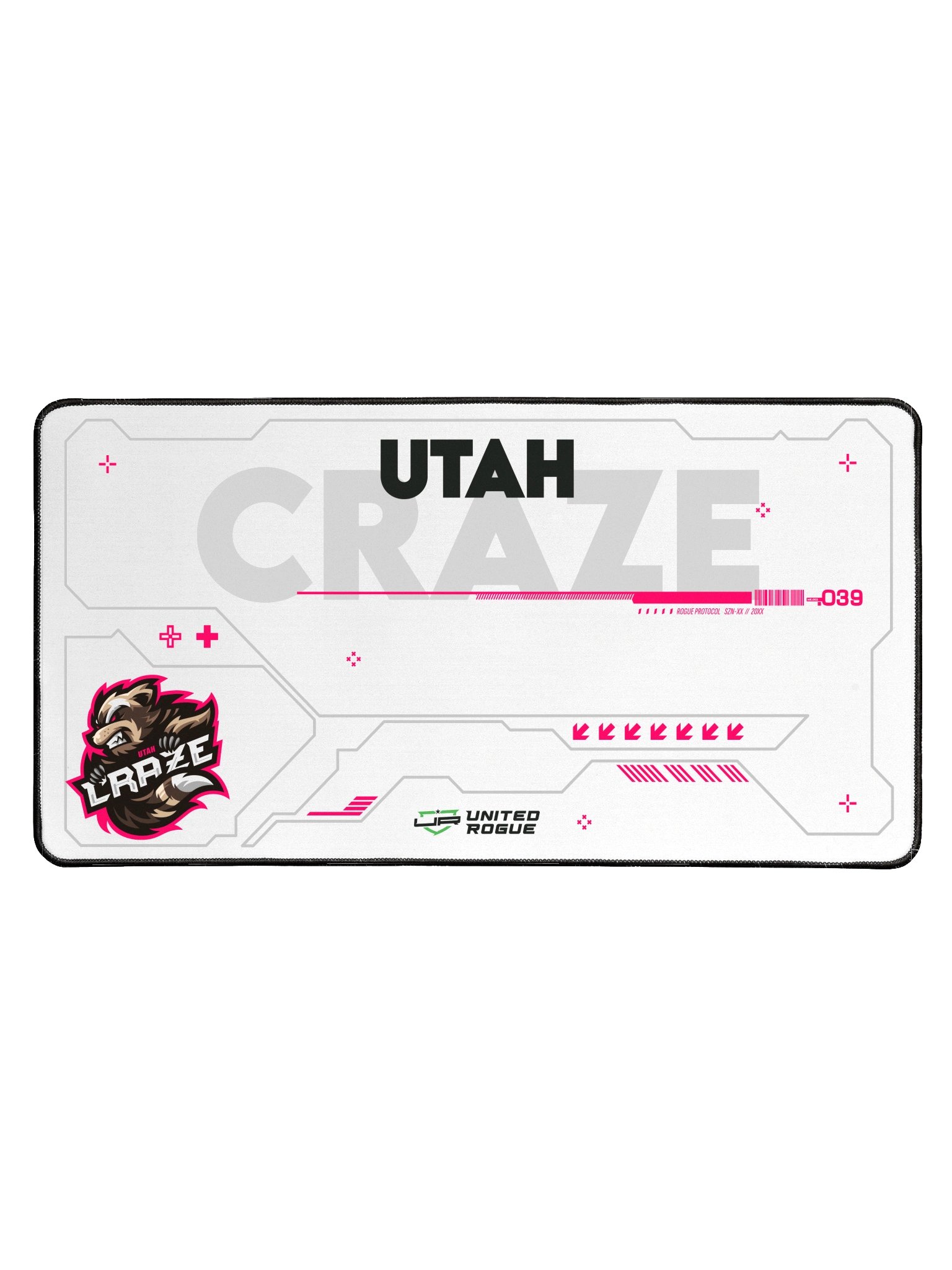 Utah Craze White Desk Mat product image (1)