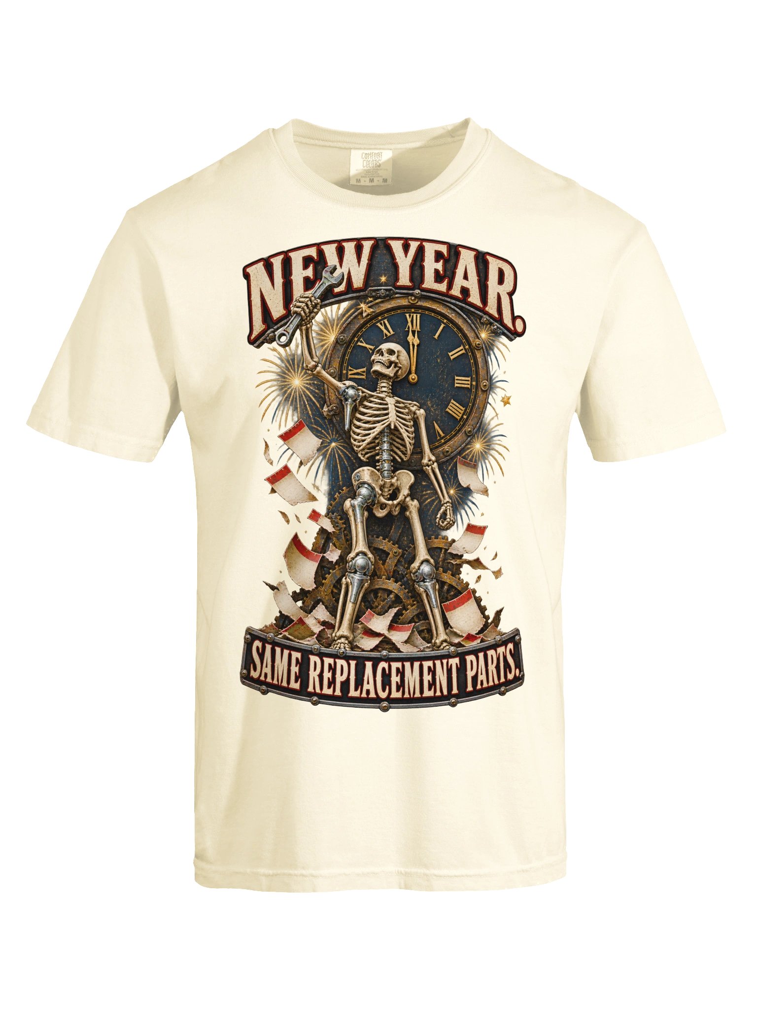 Funny Joint Replacement Shirt — New Year, Same Replacement Parts | Broken Resolutions™ product image (10)