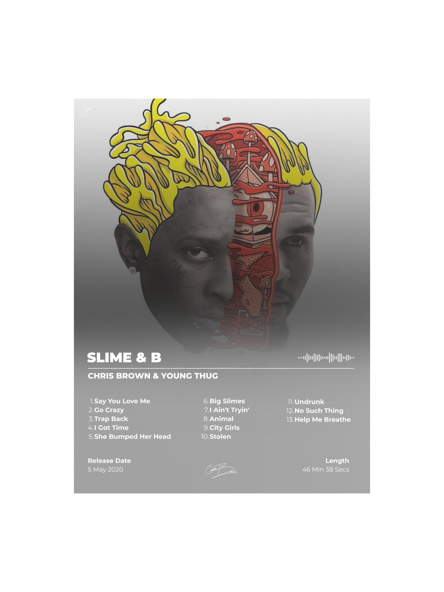 Slime & B Album Poster product image (2)